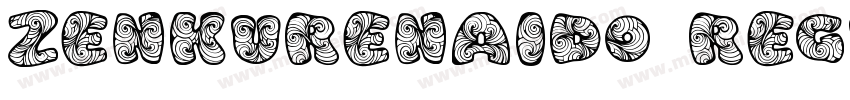 ZenKurenaido Regular字体转换